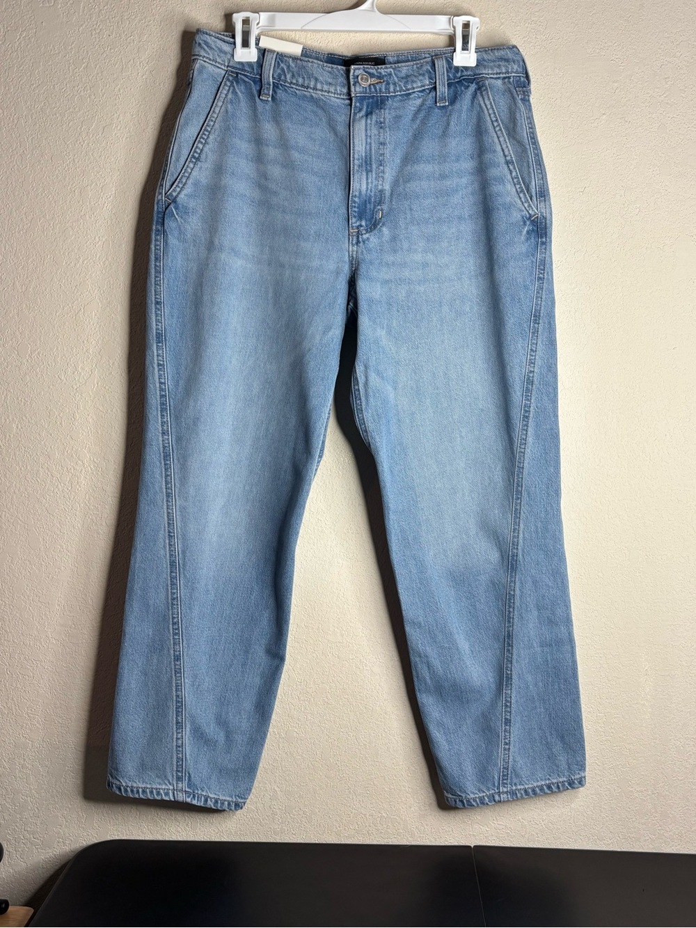 Banana Republic barrel high rise Jeans light wash size 30